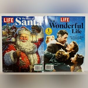 Life Christmas Magazines: The Story Of Santa & It’s A Wonderful Life *Brand New*